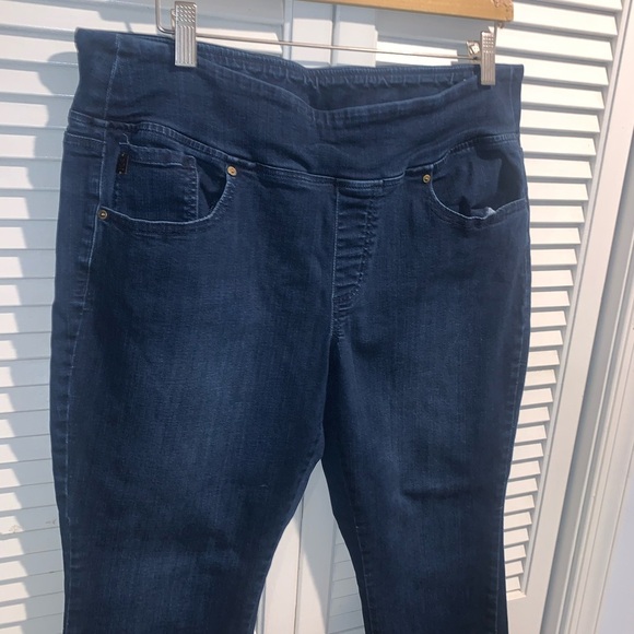 Belle Kim Gravel High Waisted Capri Jeans 16P - Picture 5 of 6